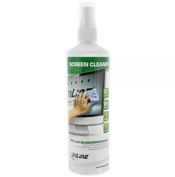 Bildschirmreiniger Pumpspray  250ml für Monitore, LCD-, TFT-, Plasma-Displays