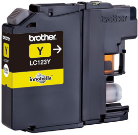 Brother LC-123Y Tintenpatrone (Törtchen) für DCP J752DW, J4510, MFC J4x10, gelb Brother LC-123Y Tintenpatrone (Törtchen) für DCP J752DW, J4510, MFC J4x10, gelb