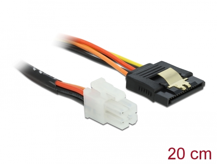 SATA Strom-Anschlusskabel für Lenovo 1x SATA 15-polig Buchse / P4 4-Pin St., 20cm SATA Strom-Anschlusskabel für Lenovo 1x SATA 15-polig Buchse / P4 4-Pin St., 20cm