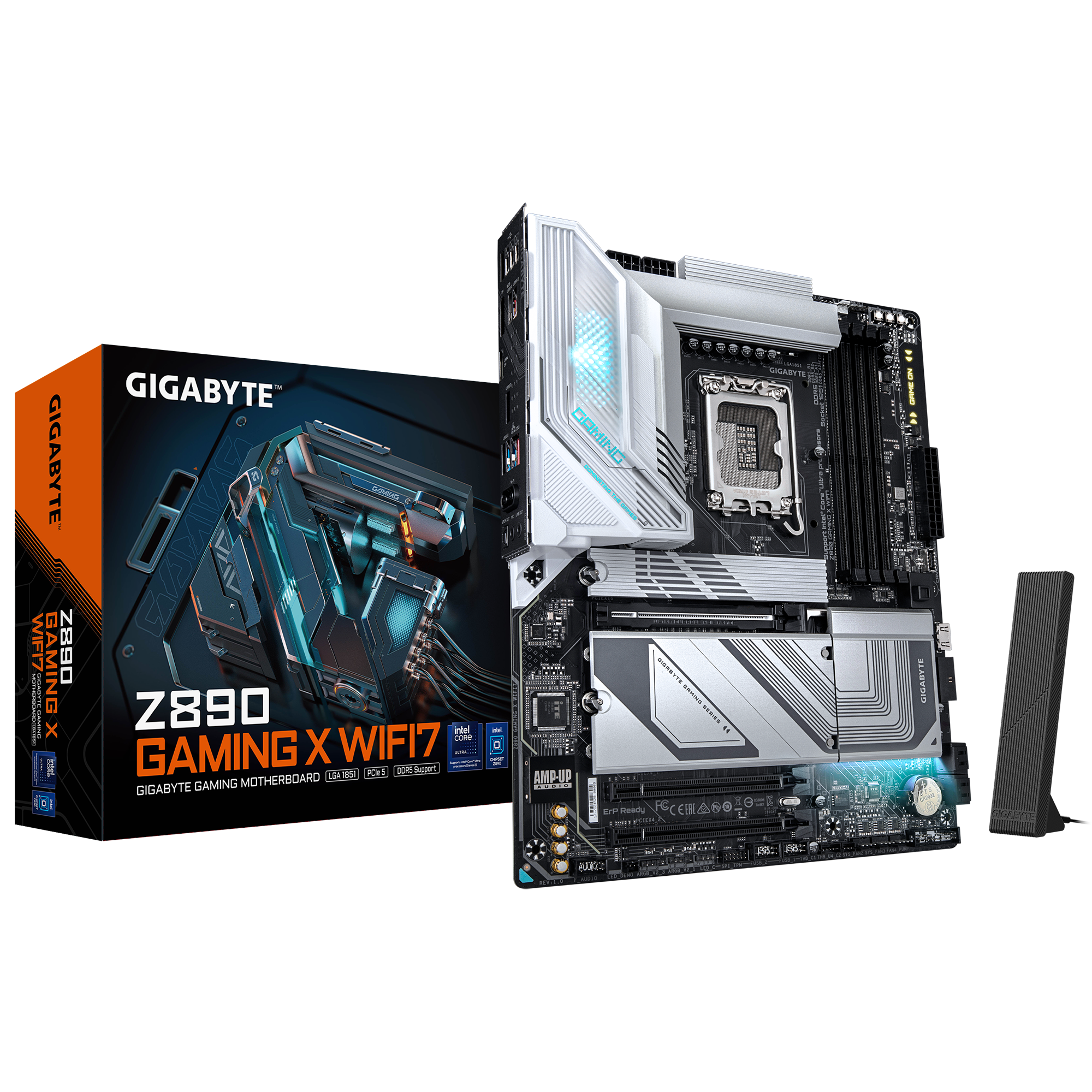 Gigabyte Z890 Gaming X WiFi7 Sockel 1851, 4xDDR5 USB4 / DP / 4x M.2 / ATX Gigabyte Z890 Gaming X WiFi7 Sockel 1851, 4xDDR5 USB4 / DP / 4x M.2 / ATX