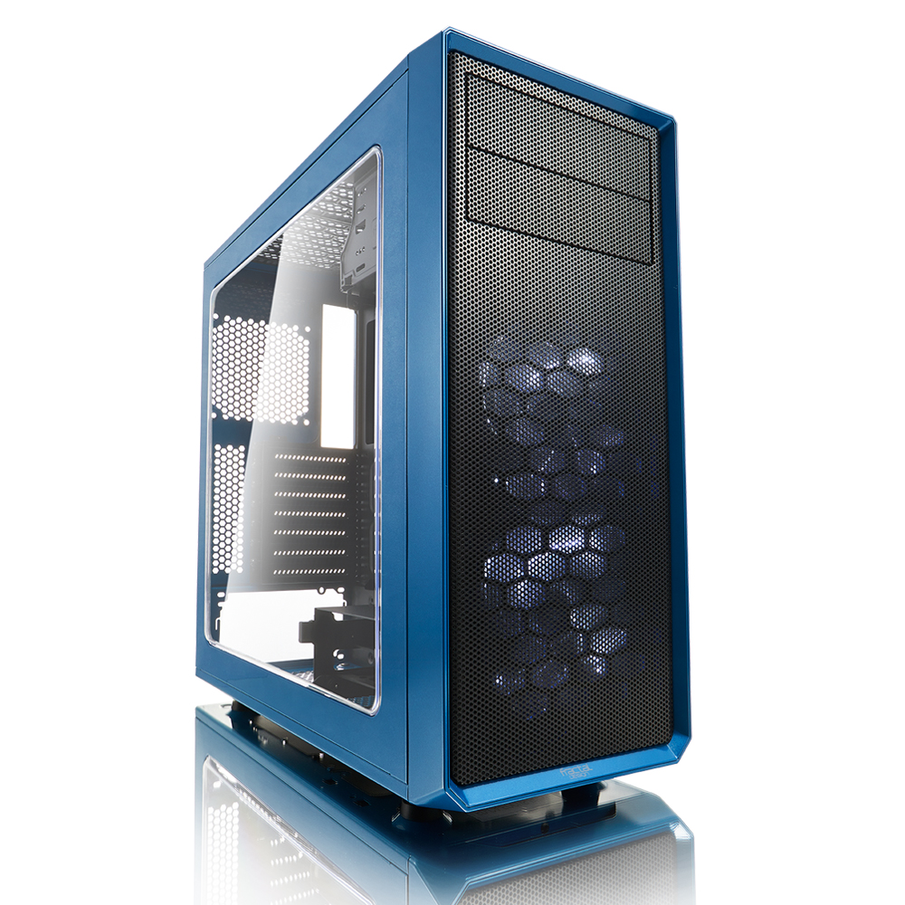 Fractal Design Focus G Blue Window MidiTower Gehäuse, ohne Netzteil Fractal Design Focus G Blue Window MidiTower Gehäuse, ohne Netzteil
