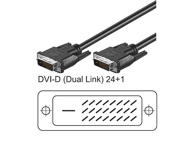 DVI - DVI Anschlusskabel 10 Meter 1x DVI-D Stecker / 1x DVI-D Stecker