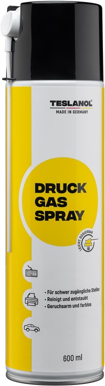 Teslanol D Dust-Off Druck-Gas-Spray 600 ml Druckluft zur Staubentfernung Teslanol D Dust-Off Druck-Gas-Spray 600 ml Druckluft zur Staubentfernung