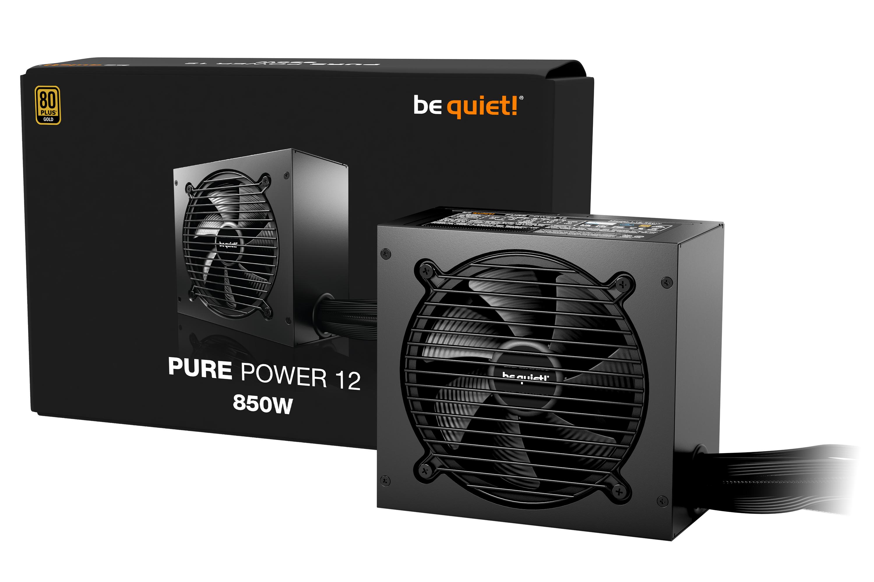 be quiet! Pure Power 12 850W (80+G) PC-Netzteil 120mm Silentlüfter ATX 3.1 / PCIe 5.1 be quiet! Pure Power 12 850W (80+G) PC-Netzteil 120mm Silentlüfter ATX 3.1 / PCIe 5.1