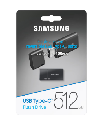 Samsung Type-C USB-Stick 512GB USB 3.2 Titan Grey, L400/S110 MB/s