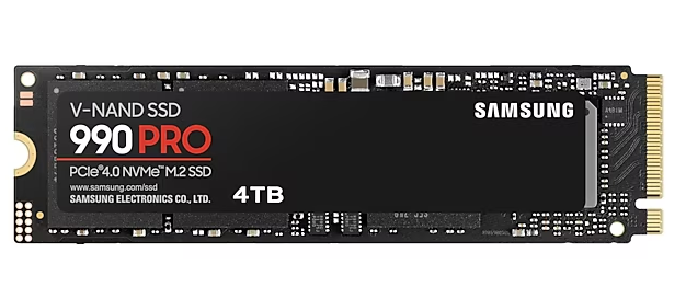 SSD Samsung 990 Pro MZ-V9P4T0BW 4,0TB M.2 Typ 2280 PCIe 4.0 x4 / PCIe 5.0 x2 NVMe