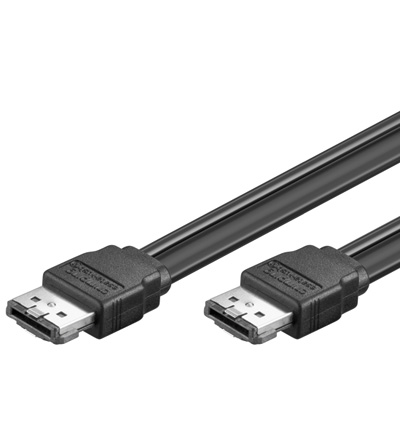eSATAp Anschlusskabel 1.5/3/6GBs Power-over-eSATA 2x eSATAp Stecker 5+12V, 100cm eSATAp Anschlusskabel 1.5/3/6GBs Power-over-eSATA 2x eSATAp Stecker 5+12V, 100cm