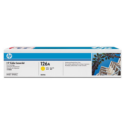 HP Toner CE312A für LJ Pro 100 M175a, M175nw, CP1025, 1000 Seiten gelb HP Toner CE312A für LJ Pro 100 M175a, M175nw, CP1025, 1000 Seiten gelb