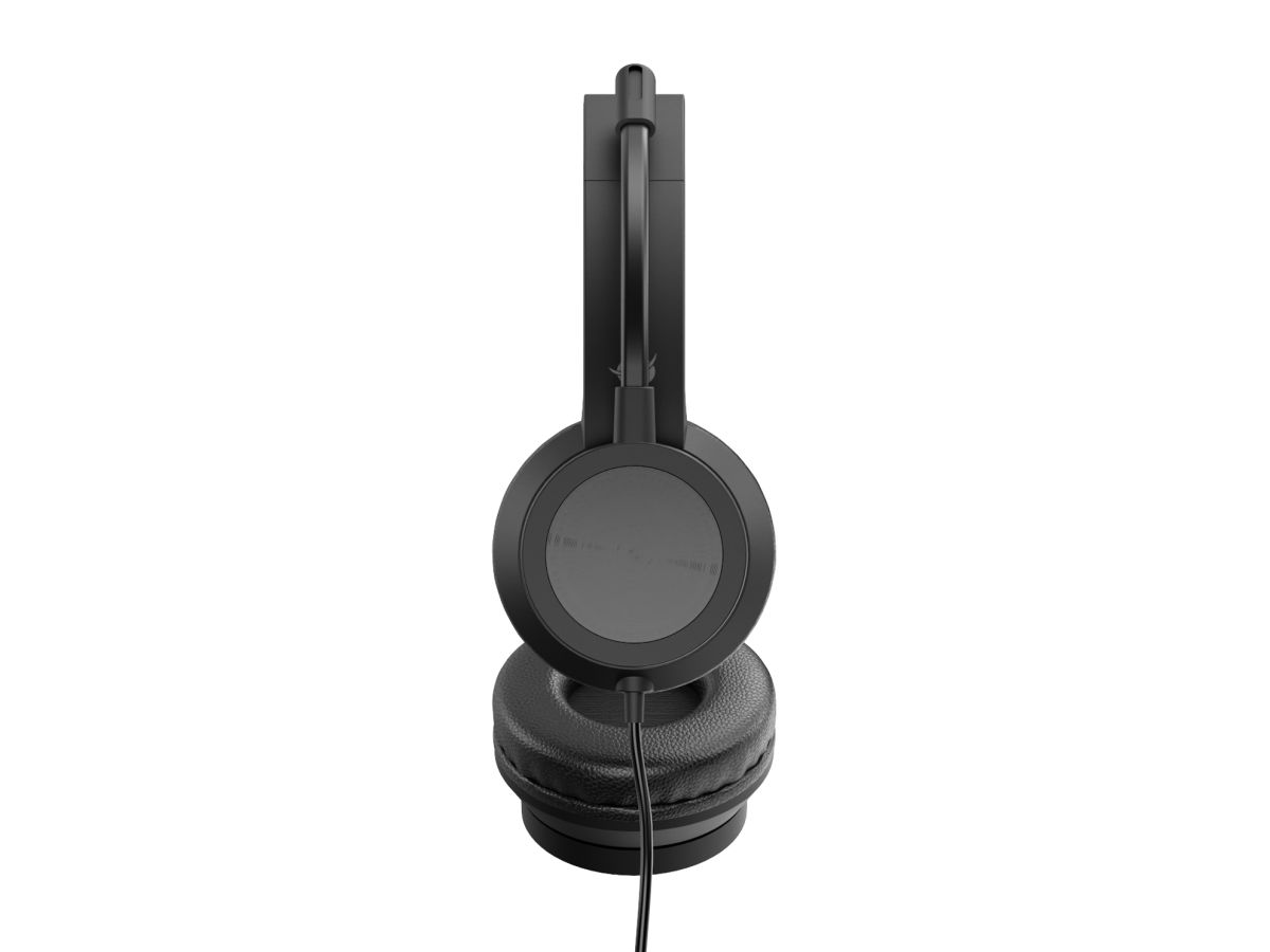 Conceptronic POLONA05C Stereo Headset USB-C mit FB am Kabel, schwarz