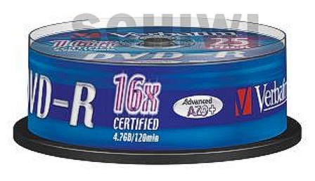 DVD-R Rohling Verbatim 25er Spindel 16x/4.7GB printable DVD-R Rohling Verbatim 25er Spindel 16x/4.7GB printable
