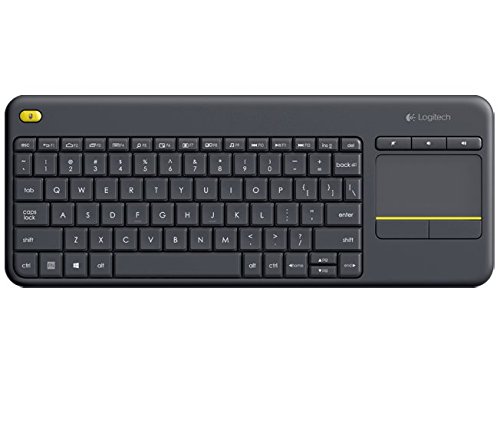 Logitech Wireless Touch Keyboard K400 Plus Tastatur USB Funk, deutsch, schwarz Logitech Wireless Touch Keyboard K400 Plus Tastatur USB Funk, deutsch, schwarz