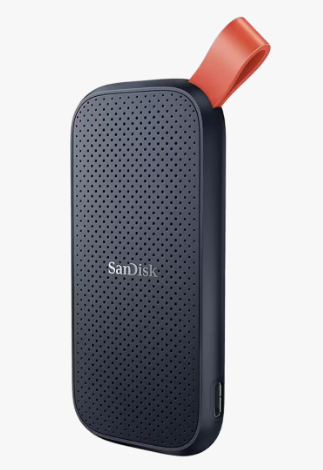 SanDisk SDSSDE61 Portable 2TB USB 3.2 Typ-C Gen.2 extern, schwarz SanDisk SDSSDE61 Portable 2TB USB 3.2 Typ-C Gen.2 extern, schwarz